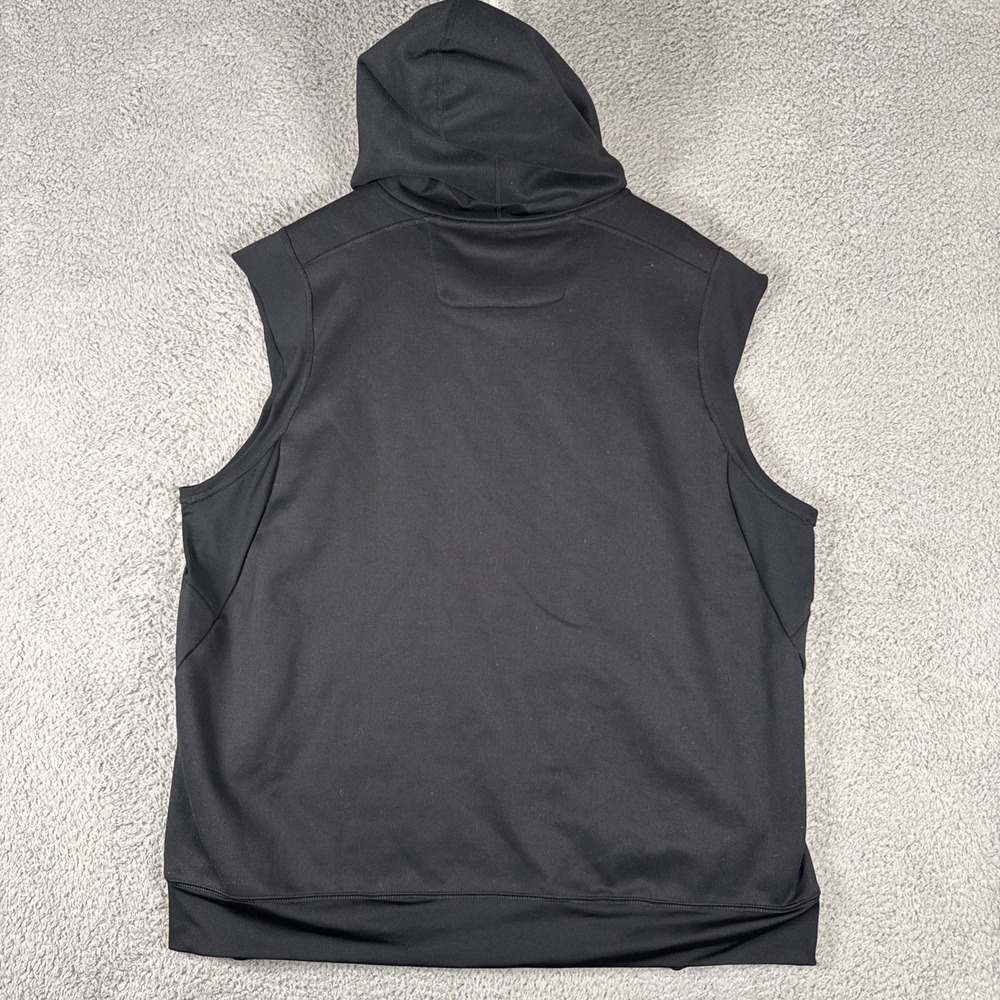 Nike Sleeveless Hoodie Mens 2XL Black Pro Rodeo Cowboy - Picture 7 of 7